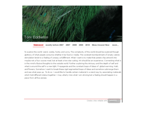 tonieddleton.net: Toni Eddleton - Statement
toni eddleton artist