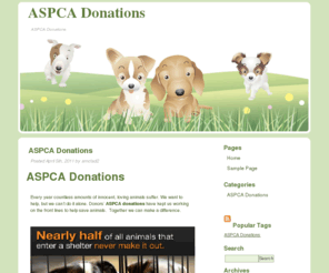 aspcadonations.org: ASPCA Donations
ASPCA Donations