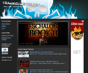 trainercheats.net: Game Trainers and Multiplayer Cheats
Free and high quality of game trainers and multiplayer cheats available for download. We collect the best pc game trainers for your pc games. With a varied selection, you will discover new possibilities in game play