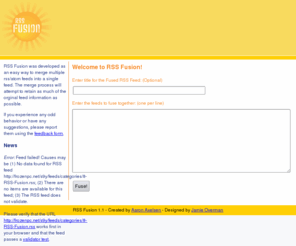 rssfusion.org: RSS Fusion 1.1
