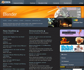blender3d.org: blender.org - Home
Blender is the open source, cross platform suite of tools for 3D creation.