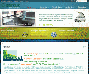 clearcutconversions.co.uk: Clearcut Campervan Conversions - Home
Panelvan to campervan conversion on VWT4, T5 and Mazda Bongo. Camper conversions and elevating roof fitted