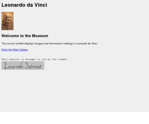 leonardo.net: Leonardo da Vinci Museum
