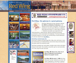 redwing.org: Red Wing Visitors & Convention Bureau - Red Wing, Minnesota
Visit Red Wing, Minnesota - the gateway to Lake Pepin