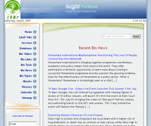 zampbioworld.org: ZAMP BioWorld
ZAMP bioworld offers Bio Links,Bio Tools,Bio Services,Databases,Bio News,Free Ebooks,Biological Glossary,Bio Materials etc.,