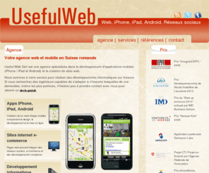 usefulweb.ch: UsefulWeb.ch: Pages Web, iPhone, iPad, Android, Réseaux sociaux, Internet
Agencia Tenerife, Canarias especializada en el desarrollo de paginas web, iPhone, iPad, Android y desarrollos de informatica e internet.