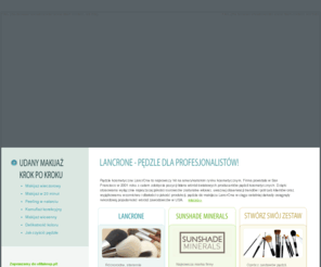 wizazysci.pl: K&M pędzle do makijażu
Pędzle do makijażu, pędzle kosmetyczne- makijaż profesjonalny można wykonać tylko używając profesjonalnych narzędzi. Nasza firma jest dystrybutorem wysokiej jakości pędzli do makijażu firmy LancrOne.