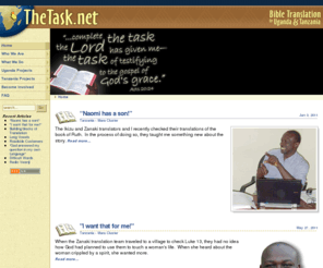 thetask.net: TheTask.net - TheTask.net
Bible Translation for Uganda and Tanzania