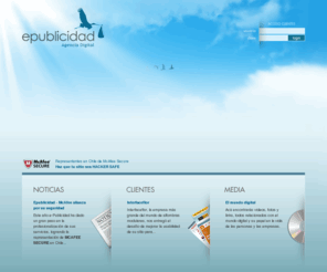 send-files.info: E-publicidad
Agencia Digital - Todo para que tu marca pueda comunicar, vender y sorprender en los medios digitales -  Av. Kennedy 5454 of 903 - Vitacura - Santiago Telefono 56-2 2133064 - 2133065
