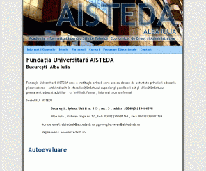 aistedaab.ro: Fundatia Universitara AISTEDA Alba Iulia
