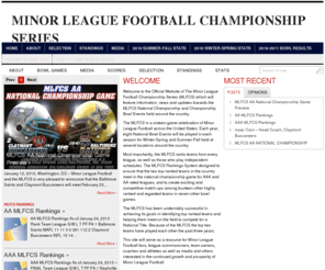 mlfcs.org: Minor League Football Championship Series | Minor League Football's Road to the National Championship
