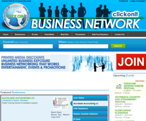 clickonads.co.za: Click On Ads
Click On Ads is a premium advertising platform that will give your business more exposure. As part of the Clickonit Business Network of South Africa, you also qualify for great discounts in our Printed Media. T&C Apply - Subject to availability.