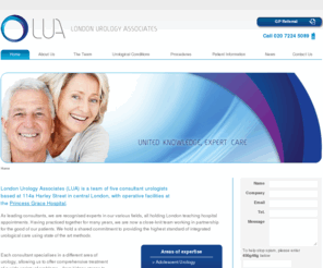 lua.co.uk: LUA - London Urology Associates | Highly skilled team of Urologists
London Urology Associates (LUA) is a team of five leading consultant urologists based at Harley Street, London offering high quality Urological Care