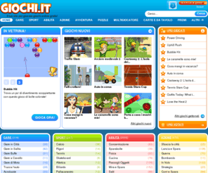 giochi.it: Gioco.it - Giochi Gratis Online, Giocare Gratis!
I più bei giochi online gratis per tutti! Giochi puzzle, giochi d'azione, giochi multigiocatore e molti altri.