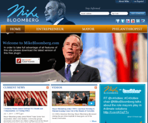 aboutmichaelbloomberg.net: MikeBloomberg.com - Home
Michael R. Bloomberg is the 108th Mayor of New York City, Philanthropist, and independent leader on national issues.