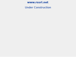 rssrl.net: www.rssrl.net
