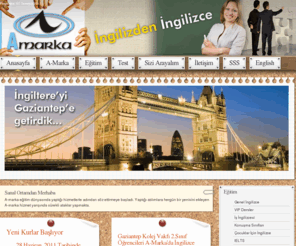 a-marka.com: İngilizce Kursu Gaziantep - A-Marka - İngilizce Kursu Gaziantep - A-Marka
İngilizce Kursu Gaziantep - A-Marka, TOEFL, IELTS, KPDS, çocuklar için ingilizce, iş ingilizcesi, yabancı öğretmen, gramer, üniversite öğrencileri