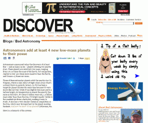 badastronomy.com: Bad Astronomy | Discover Magazine
