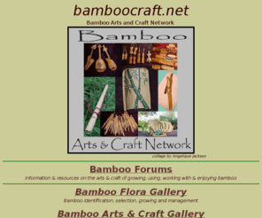 bamboocraft.net: Bamboo Arts and Craft Network
