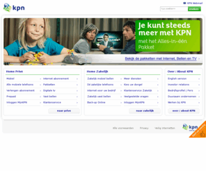 digitaletvvankpn.com: Welkom bij KPN
Informatie, service en online bestellen van mobiel, tv en internet. KPN sluit je overal aan.