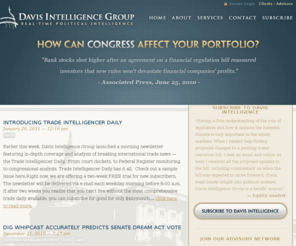 davisintel.org: Davis Intelligence Group — Real-Time Political Intelligence
Real-Time Political Intelligence for Investment Professionals.