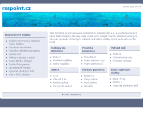 rsspoint.cz: RSS and ATOM Feed Boosting Engine - FEEDCAT.NET
RSS Feed and ATOM Feed Boosting Engine