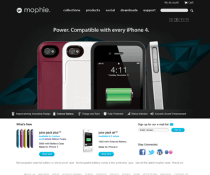mophiebarcode.com: iPhone 3G, 3GS, 4 and iPod touch battery extender case, charger and more from mophie
Extend the battery time on your iPhone 4, 3G, 3GS or iPod touch with a juice pack case from mophie.  It's a case and a rechargeable battery extender all built into one case.  You can also charge and sync your iPhone to your computer through the case without removing the iPhone.