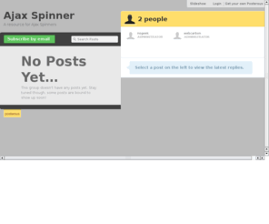 ajaxspinner.com: Ajax Spinner - Posterous
