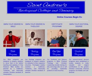 divinityschool.org: Saint Andrew's Theological College and Seminary
Saint Andrew