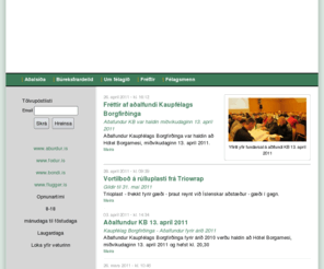 kb.is: Kaupfélag Borgfirðinga - Aðalsíða
