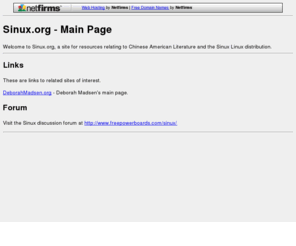 sinux.org: Sinux.org - Main Page
