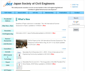 jsce-int.org: Japan Society of Civil Engineers
