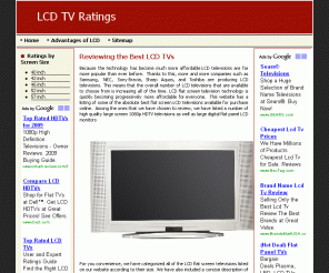 lcdtvratings.net: LCD TV Ratings
