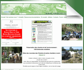 codever.net: CODEVER
Codever, Association for freedom of off road and walking for everybody on any pathes !