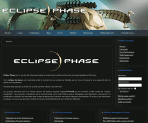 eclipsephase.org: Bienvenue
Eclipse Phase France - le portail dynamique du jeu de rôle