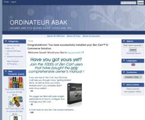 abak.ca: Zen Cart!, The Art of E-commerce
Zen Cart! :  - Iphone 4G Case Iphone Accessories Iphone 3G 3GS Case ecommerce, open source, shop, online shopping