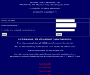 paulwarshauer.com: Paul Warshauer

