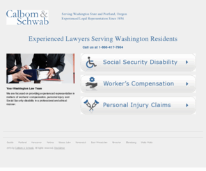 cslawteam.net: Washington Personal Injury Lawyers - Calbom & Schwab, P.S.C.
Contact The Law Office of Calbom & Schwab, P.S.C. in Moses Lake, WA at (866) 417-7964.
