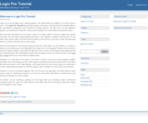 logicprotutorial.com: 
The Logic Pro Tutorial is an informational site specializing in Logic Pro Help, hardware issues (like finding the best Logic Pro keyboard) and speculation on Logic Pro 10!