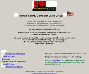 fcug.org: Fairfield County Computer User Group
Computer Users Group located in Fairfield County, Connecticut