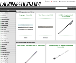lacrossearmpads.com: Lacrosse Sticks | Lacrossesticks.com
Lacrosse Sticks that last with a huge variety with brands like LAX and STX. Lacrosse Sticks with fast shipping and low prices.