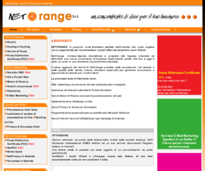 netorange.it: NetOrange Servizi Web per Aziende: creazione e promozione siti web, ADSL, E-Mail, domini, ecc.
Netorange realizza servizi Internet per aziende: creazione siti web aziendali, registrazione domini, adsl, posta elettronica, promozione siti web nei motori di ricerca, installazione reti aziendali, sicurezza informatica e antispam. A Castellanza, Varese.