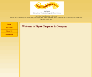 pigottchapman.org: Pigott Chapman, International Foreign Exchange, Money Brokers
