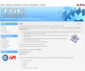 technoservicecz.com: O nás
O nás Firma TECHNOSERVICE - technické a komerční služby, s. r. o. byla založena roku 1996. TECHNOSERVICE-technické a komerční služby, s....