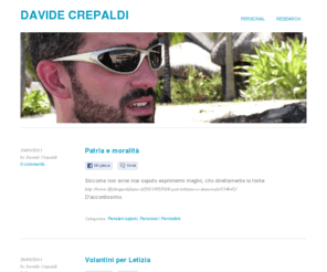davidecrepaldi.net: davidecrepaldi | Un blog per scienza, politica e un po' di pensieri sparsi