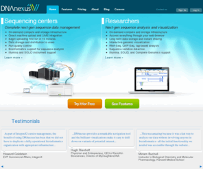 dnanexus.net: DNAnexus - cloud-based NGS data analysis and storage
DNAnexus offers an end-to-end solution for visualization, analysis and storage of your Complete Genomics, Illumina, or ABI SOLiD next-generation sequencing data
