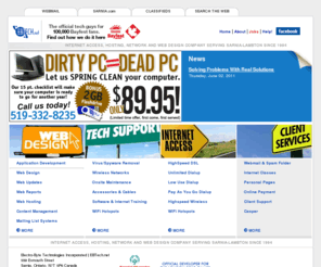 ebtech.net: EBTech.net Sarnia - Lambton's best highspeed DSL and wireless internet access. Website design, Highspeed, DSL, Spyware Removal
Sarnia-Lambton's best highspeed DSL and wireless internet access.