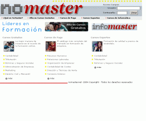 nomaster.net: Nomaster  Cursos Gratuitos
Primer centro de formacion online especializado en cursos de empresa, economia y finanzas.
