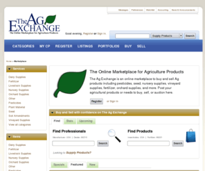 theagexchange.com: Ag Marketplace | The Ag Exchange
The Online Marketplace for Agriculture Products