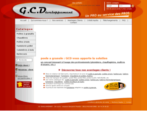 gcdeveloppement.net: Vente de poele a granule, poele bois, barbecue, chaudieres, fumisterie, ballon thermodynamique
Réservé aux professionnels : Vente de poele a granule, poele bois, barbecue, chaudieres, fumisterie, ballon thermodynamique